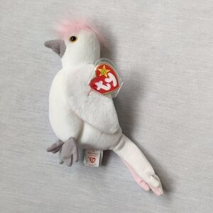 Ty Beanie Babies Kuku The Cockatoo Rare Collectible